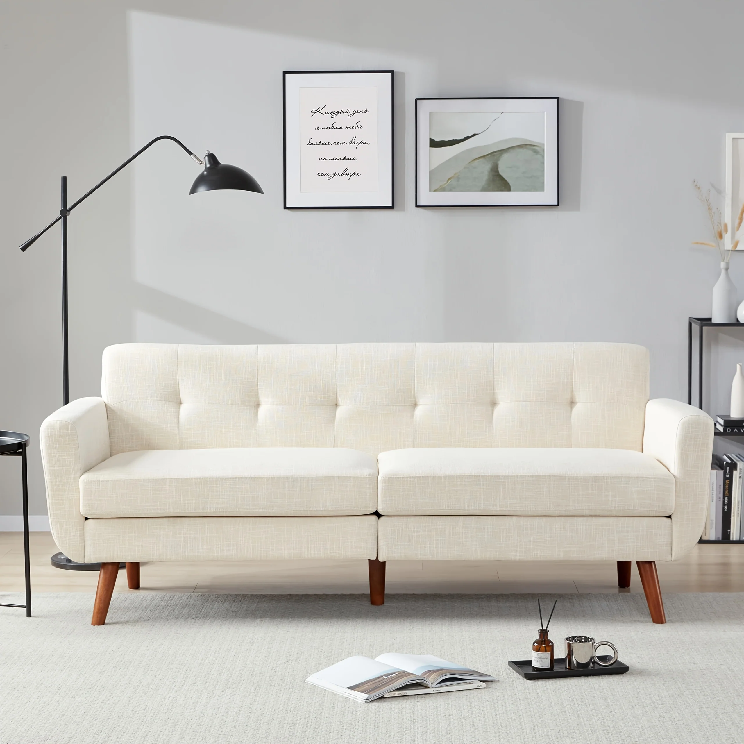 Small Upholstered Love Seat Furniture Tbfit 65\