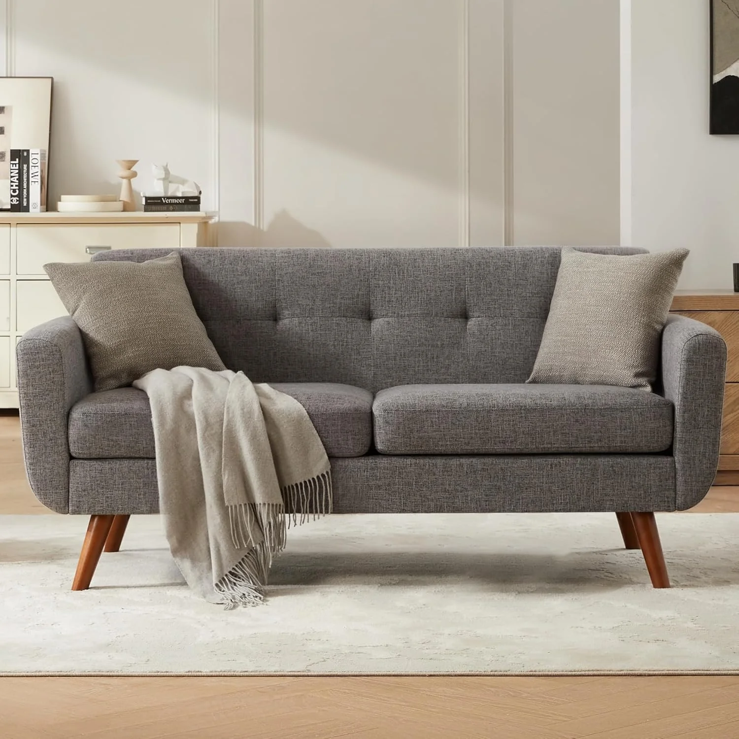 Small Upholstered Love Seat Furniture Tbfit 65\